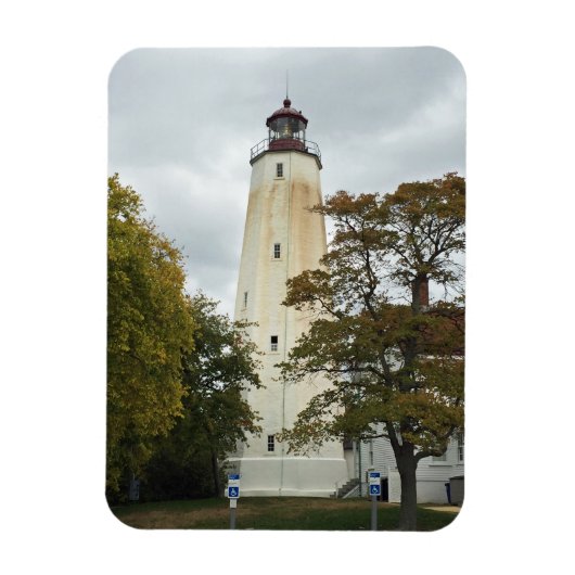 Sandy Hook Lighthouse Magneet (Verticaal)