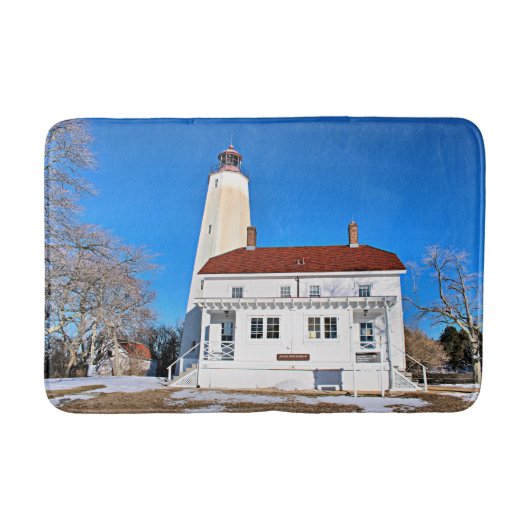 Sandy Hook Lighthouse, New Jersey Bath Mat (Voorkant)