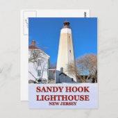 Sandy Hook Lighthouse, New Jersey Briefkaart (Voorkant / Achterkant)