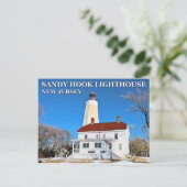 Sandy Hook Lighthouse, New Jersey Briefkaart (Staand voorkant)