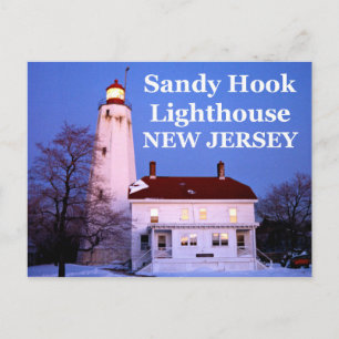 Sandy Hook Lighthouse, New Jersey Briefkaart
