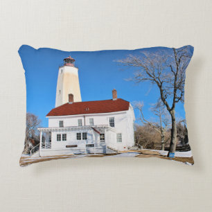 Sandy Hook Lighthouse, New Jersey Coussin d'ascens