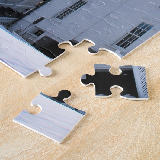 Sandy Hook Lighthouse, New Jersey Jigzaag Puzzle Legpuzzel (Zijkant)