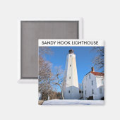Sandy Hook Lighthouse, New Jersey Magnet (Recto/Verso)