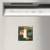 Sandy Hook Lighthouse, New Jersey Magnet Magneet (Insitu (Vaatwasser))