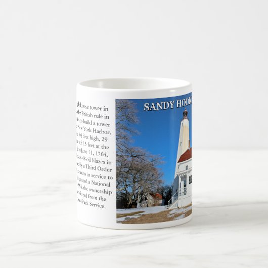 Sandy Hook Lighthouse, New Jersey Mug (Centre)