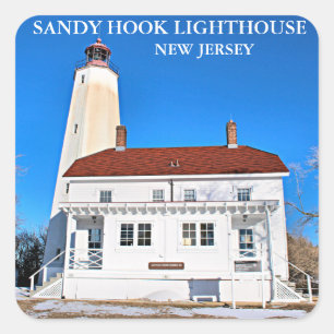 Sandy Hook Lighthouse, New Jersey Stickers
