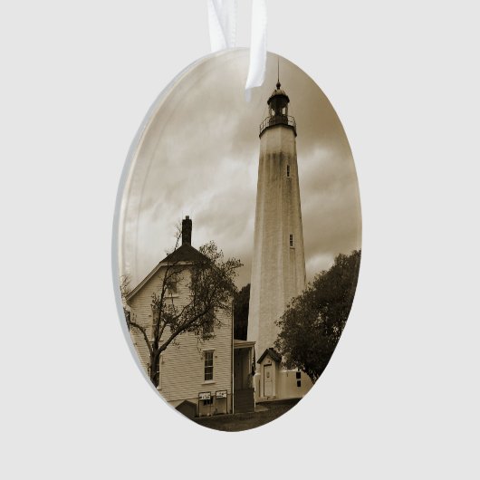 Sandy Hook Lighthouse Ornament (voorkant)