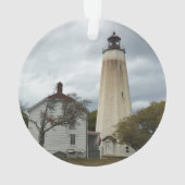 Sandy Hook Lighthouse Ornament (achterkant)