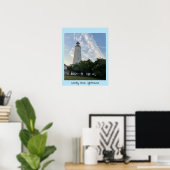 Sandy Hook Lighthouse Poster (Thuiskantoor)