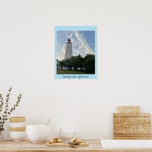 Sandy Hook Lighthouse Poster (Keuken)