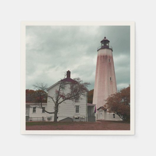 Sandy Hook Lighthouse Servet (Voorkant)