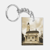 Sandy Hook Lighthouse Sleutelhanger (Voorkant Links)