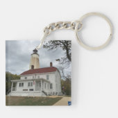 Sandy Hook Lighthouse Sleutelhanger (Achterkant)