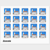 Sandy Hook Lighthouse, Stickers New Jersey (Feuille)
