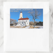 Sandy Hook Lighthouse, Stickers New Jersey (Sac)