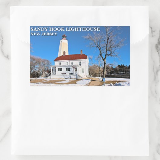 Sandy Hook Lighthouse, Stickers New Jersey (Sac)
