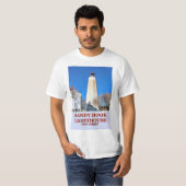Sandy Hook Lighthouse, T-shirt New Jersey (Devant entier)