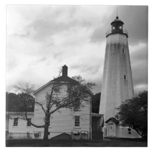 Sandy Hook Lighthouse Tegeltje
