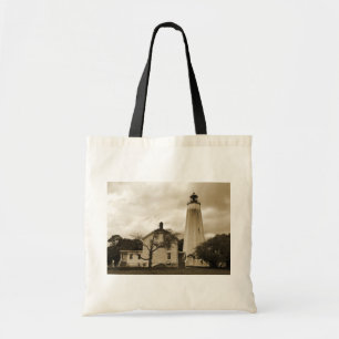 Sandy Hook Lighthouse Tote Bag