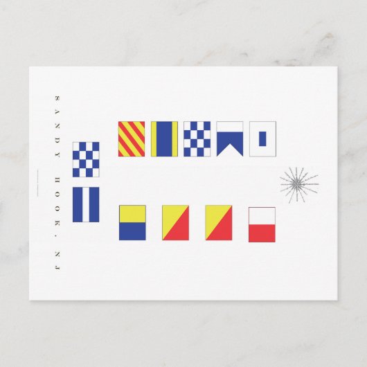 Sandy Hook NJ Briefkaart (Voorkant)