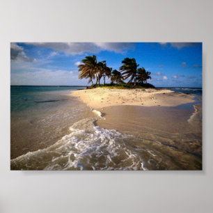 Sandy Island, Anguilla, Caribisch gebied Poster