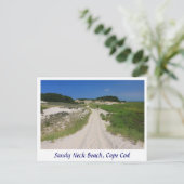 Sandy Neck Marsh Trail, Sandy Neck Beach, Cape Cod Briefkaart (Staand voorkant)
