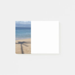 Sandy Palm Tree Shadow op het strand van Hawaï Post-it® Notes