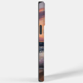 Sandy Paws Akita Hond op Strand Zonsondergang Case-Mate iPhone Case (Achterkant / Rechts)