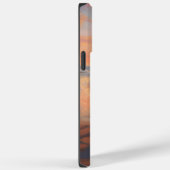 Sandy Paws Alaskan Malamute Hond op Strand Zonsond Case-Mate iPhone Case (Achterkant / Rechts)