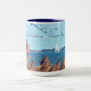 Sandy Point Shoal Lighthouse Ceramic Mok