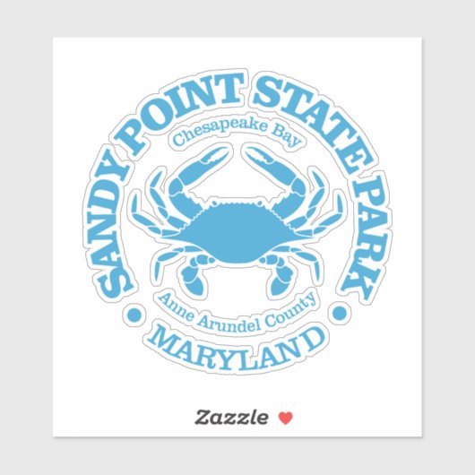 Sandy Point SP (krab) Sticker (Vel)