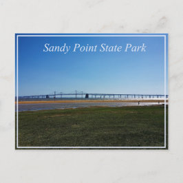 Sandy Point State Park Briefkaart