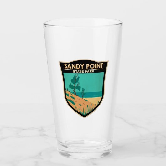 Sandy Point State Park Maryland Badge Glas (Voorkant)