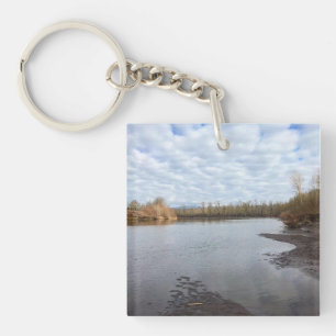 Sandy River, Troutdale, Oregon Poster Magnet Sleutelhanger