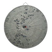 Sandy Sculptures: Strandkrabben-gemaakte zandforma Dartbord (Voorkant)