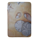 Sandy Seashells Badmat (Voorkant Verticaal)