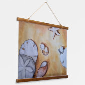 Sandy Seashells  Hangend Wandkleed (Gebogen)