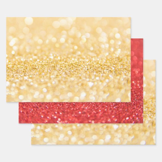 Sandy Shiny Glitter Inpakpapier Vel (Set)