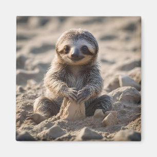 Sandy Shores: Baby Sloth Bouw Zandkastelen, Magneet