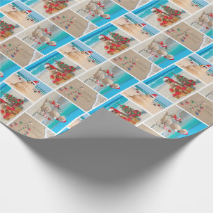 Sandy Snowman-wrapppapier van het seizoen Cadeaupapier