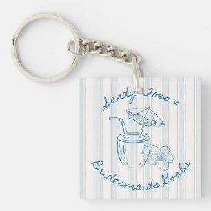 Sandy Toe & Bruidsmeisjes Doelen Kust Afscheid Van Sleutelhanger