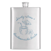 Sandy Toe & Bruidsmeisjes Doelen Kust Bachelorette Flacon (Voorkant)