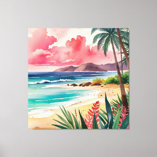 Sandy Toes Canvas Afdruk