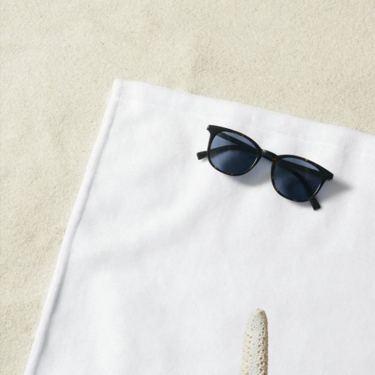 Sandy Toes Salty Kisses Beach Towel Strandlaken (In situ)