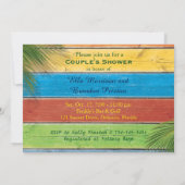 Sandy Toes Salty Kisses Couple's Shower Invitation (Dos)