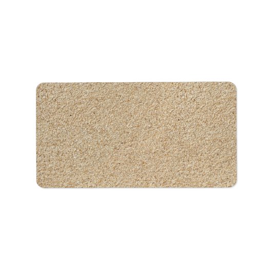 Sandy Toes Salty Kisses Kerstmis Adreslabel Etiket (Voorkant)