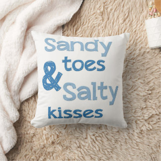 Sandy Toes Salty Kisses Kussen Kussen