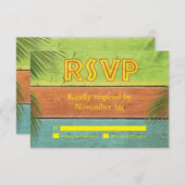 Sandy Toes Salty Kisses RSVP (Devant / Derrière)