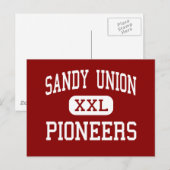 Sandy Union - Pioneers - High - Sandy Oregon Briefkaart (Voorkant / Achterkant)